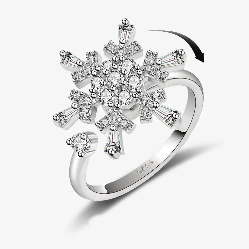 Anillo Antiansiedad Giratorio | Acero Inoxidable | Calma el Estrés al Instante