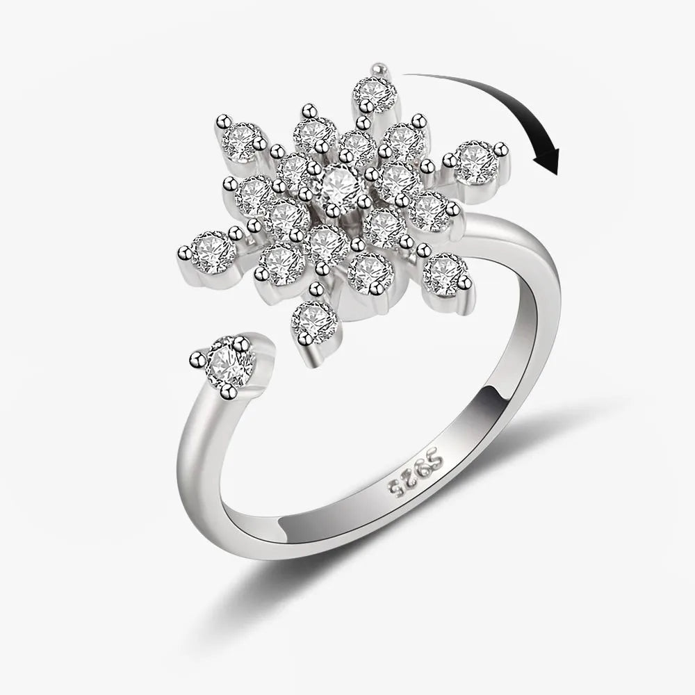 Anillo Antiansiedad Giratorio | Acero Inoxidable | Calma el Estrés al Instante