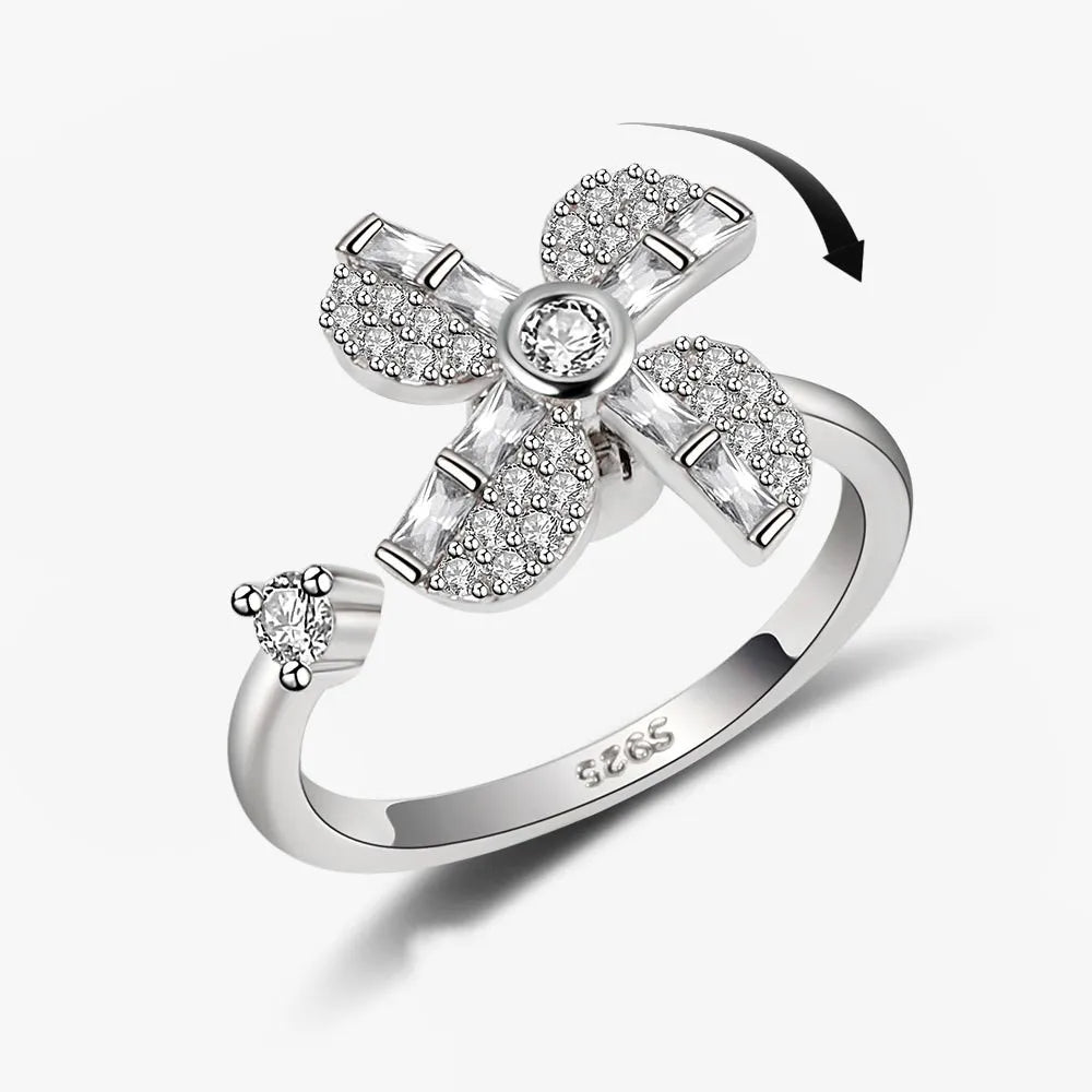 Anillo Antiansiedad Giratorio | Acero Inoxidable | Calma el Estrés al Instante