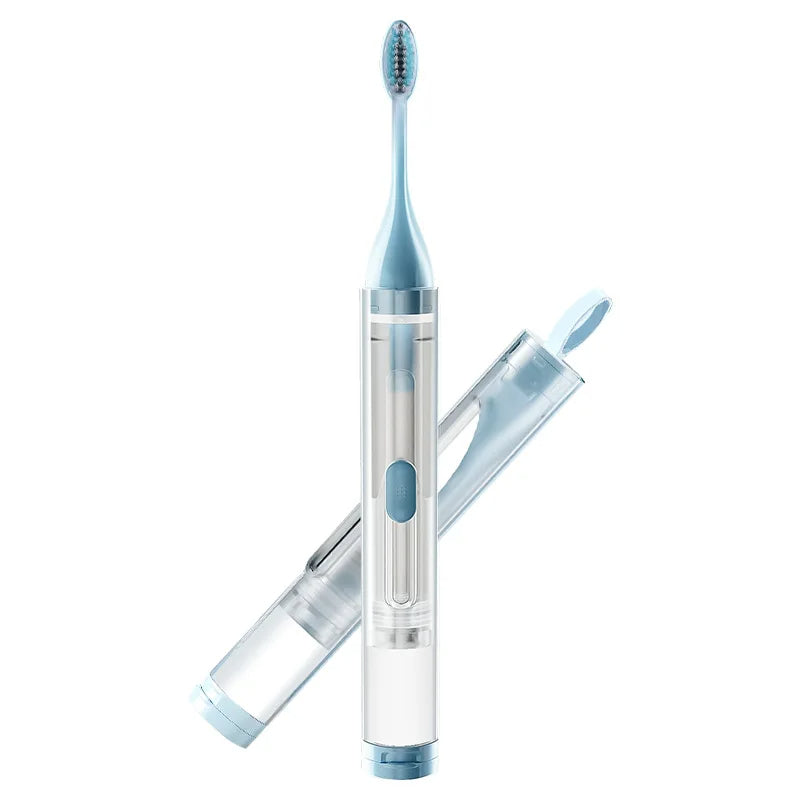 Cepillo de Dientes Portátil 3 en 1 | Cepillo + Estuche + Pasta Recargable