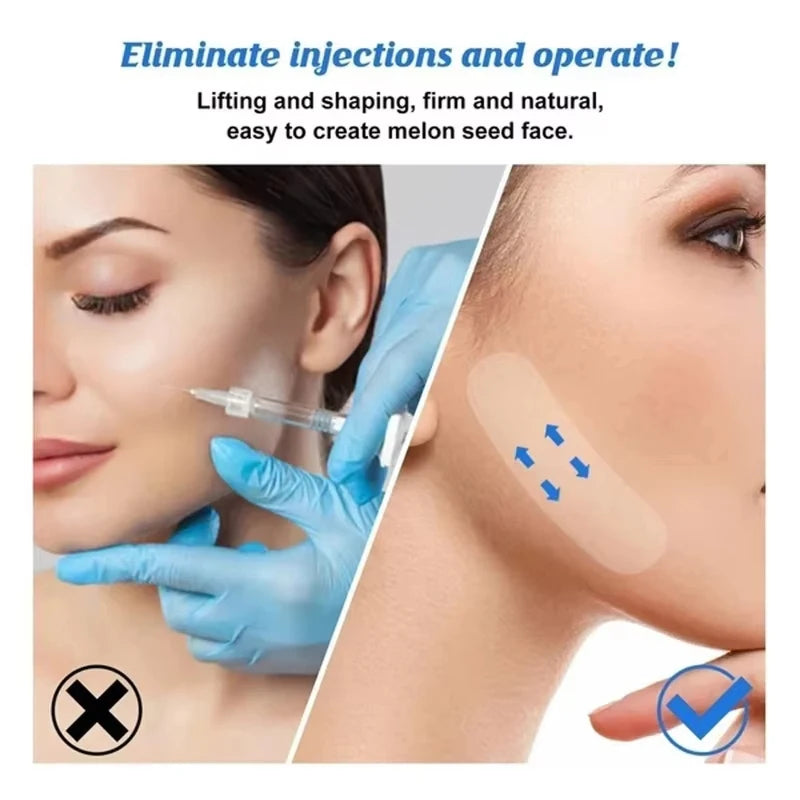 Cintas Reafirmantes Faciales Invisibles | Lifting Instantáneo | Piel Sensible