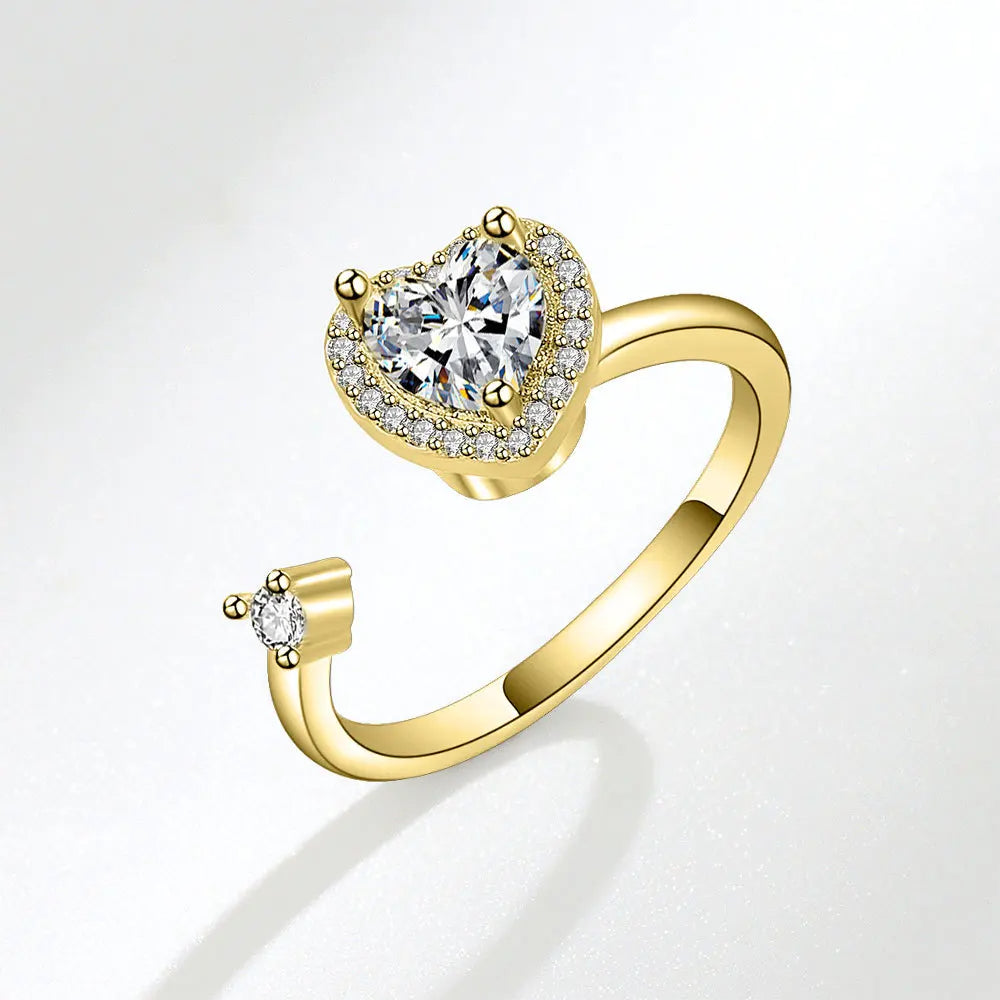 Anillo Antiansiedad Giratorio | Acero Inoxidable | Calma el Estrés al Instante