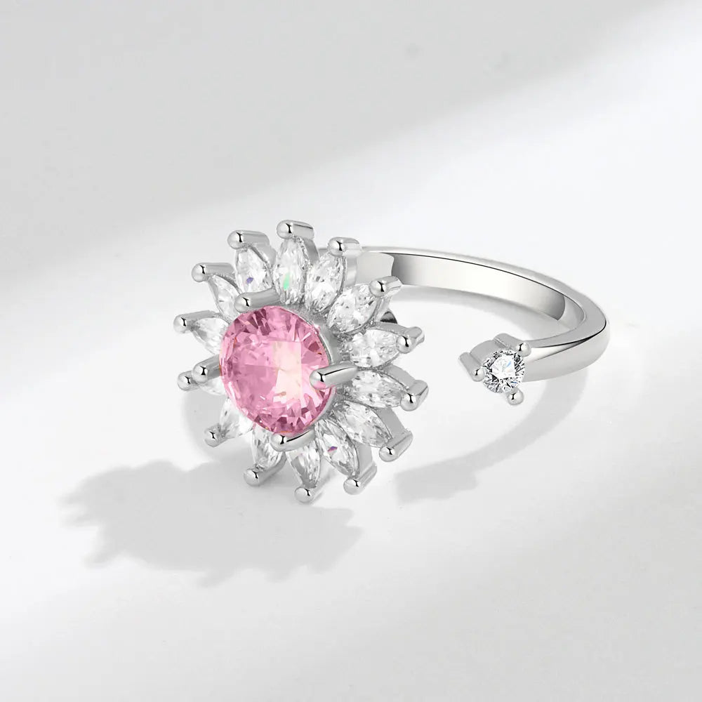 Anillo Antiansiedad Giratorio | Acero Inoxidable | Calma el Estrés al Instante