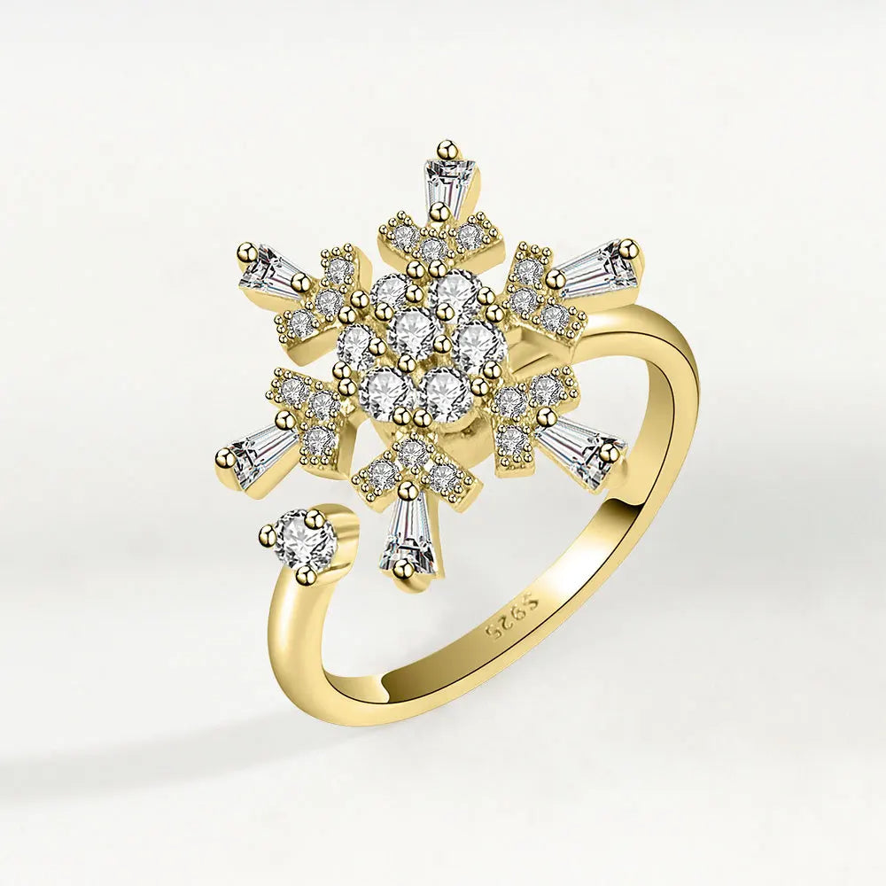 Anillo Antiansiedad Giratorio | Acero Inoxidable | Calma el Estrés al Instante