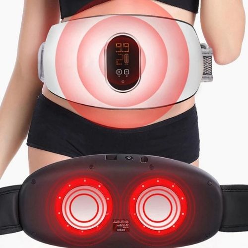 Cinturón Masajeador Eléctrico | Vibración y Calor | Inalámbrico 200 min