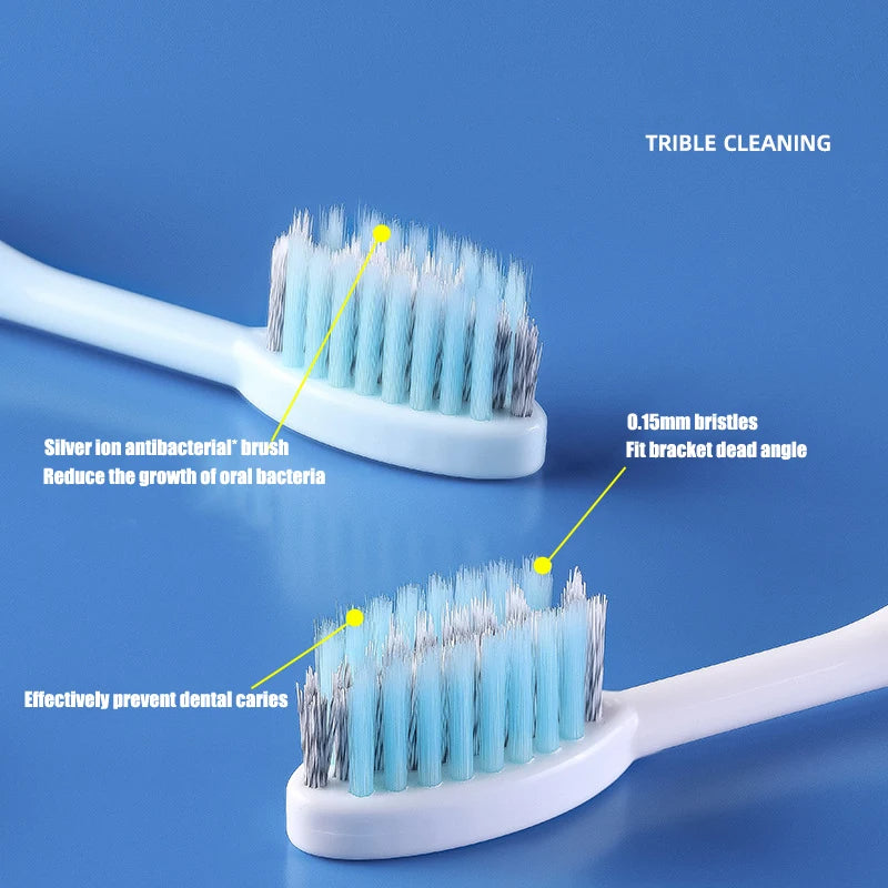 Cepillo de Dientes Portátil 3 en 1 | Cepillo + Estuche + Pasta Recargable