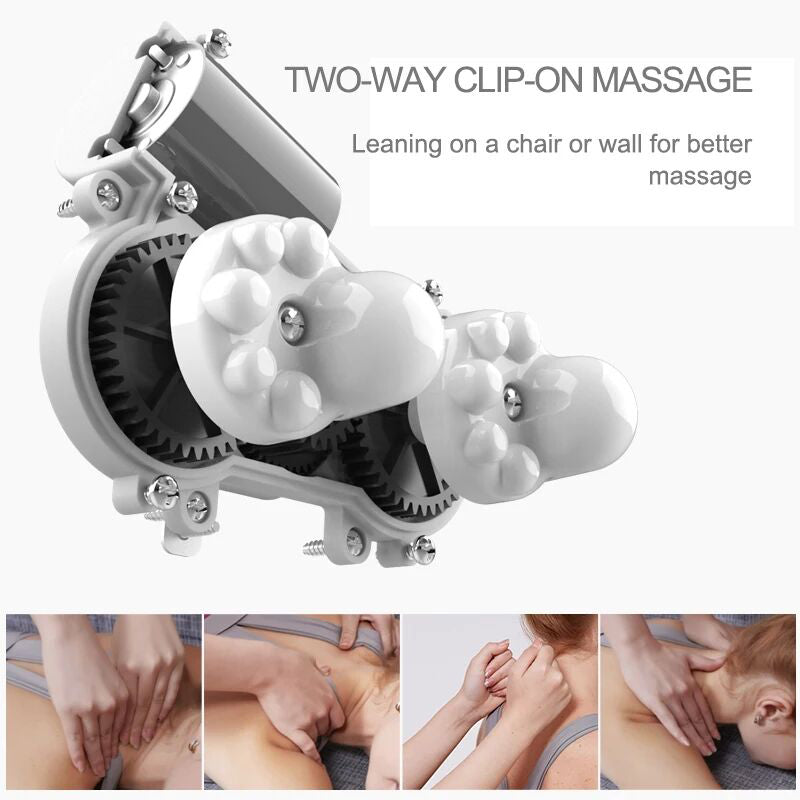 Almohada Masajeadora Cervical en U | Calor + Vibración | Cuello y Hombros