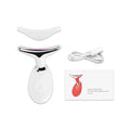 Dispositivo EMS Lifting Facial y Cuello | Vibración + LED + Calor | Antiedad