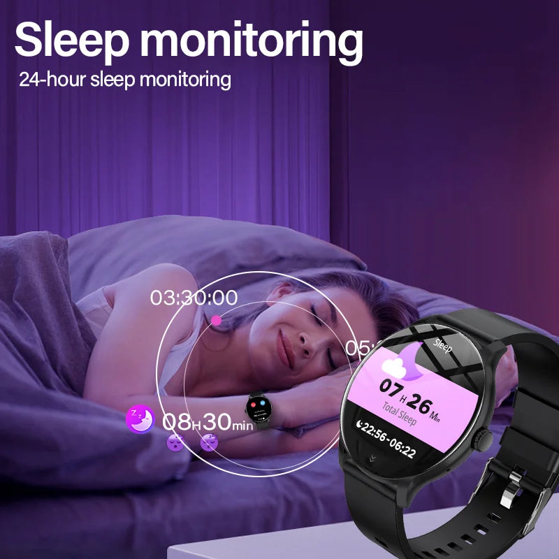 LXASFIT 2026 - Reloj Inteligente Deportivo para Mujer | Monitor de Salud, Ritmo Cardíaco y Sueño | Bluetooth | Android e iOS