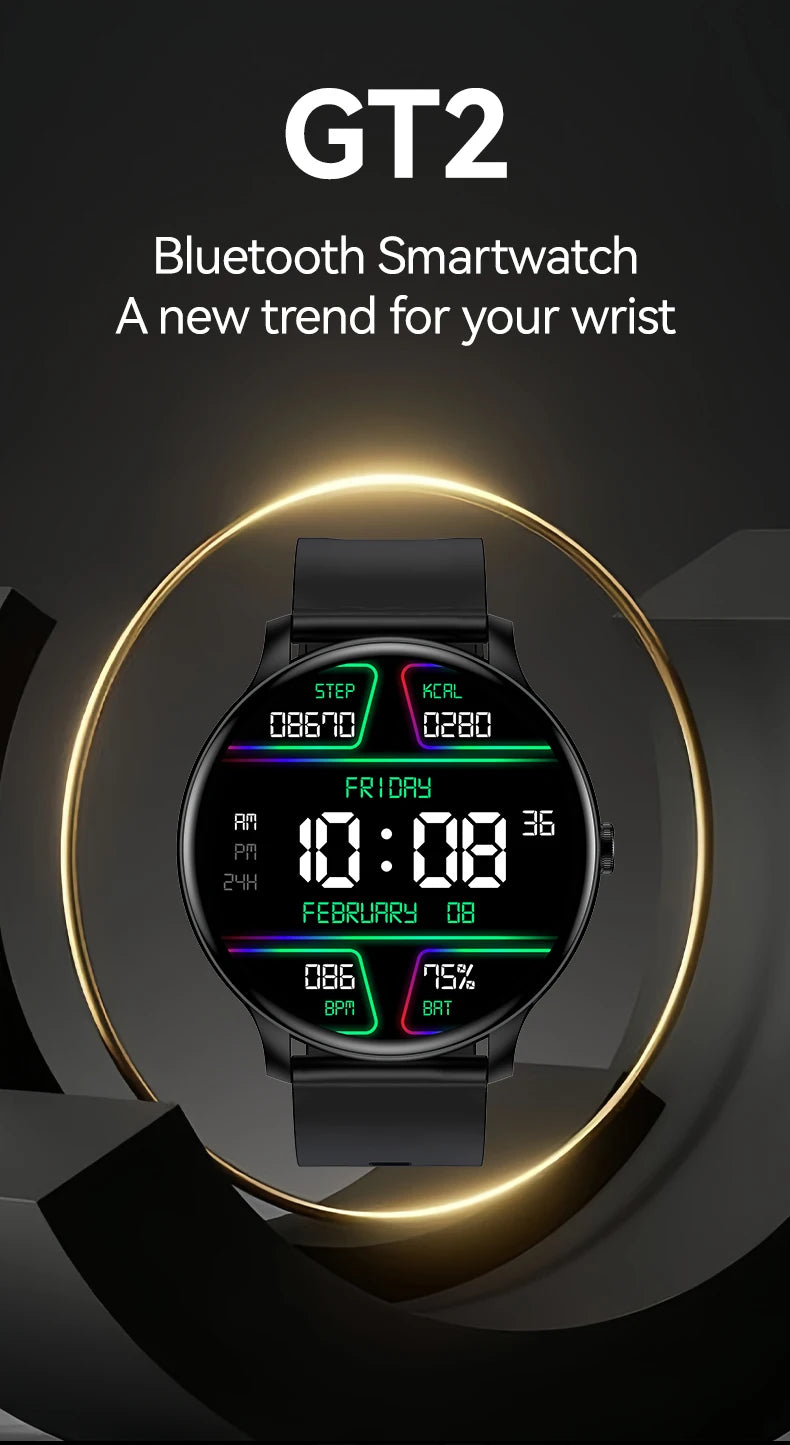LXASFIT 2026 - Reloj Inteligente Deportivo para Mujer | Monitor de Salud, Ritmo Cardíaco y Sueño | Bluetooth | Android e iOS